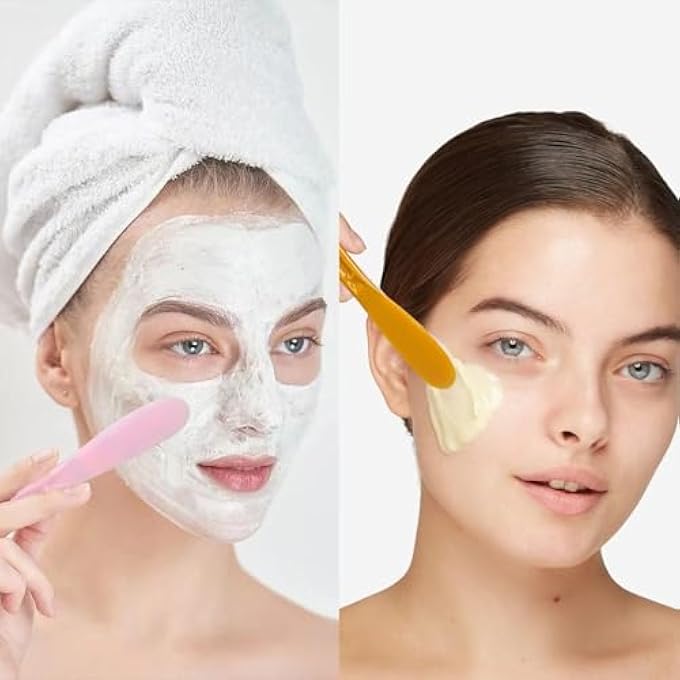 STRBOXONG 4 PIECES FACE MASK APPLICATION STICK PLASTIC APPLICATOR SKIN CARE TOOLS BEAUTY ACCESSORIES FACIAL CARE ACCESSORIES - Image 4